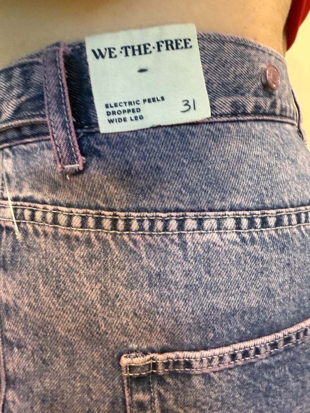 We The Free Electric Feels Dropped Wide Leg Jeans - Picture 4 of 4